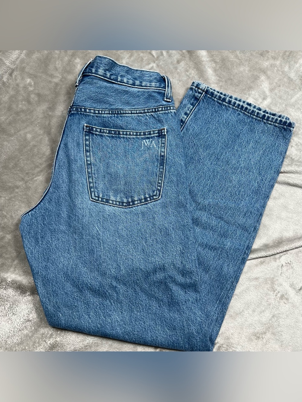 Uniqlo x JW Anderson Straight Leg Jeans Womens 28x29 Blue Denim Light Wash